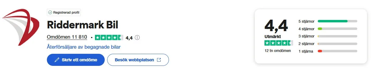Omdöme Riddermarks Bil