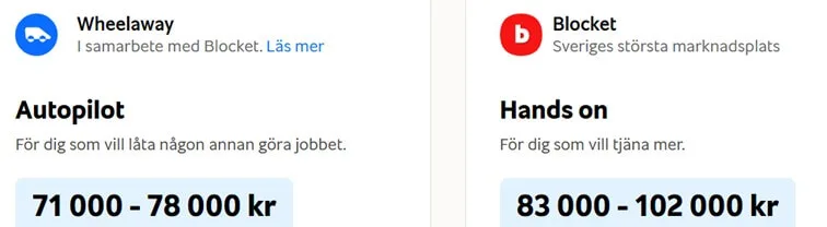Sälja bil på Blocket